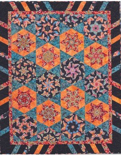 Stack & Cut Hexagon Quilts by Sara Nephew & Marci Baker C&T Publishing - 1 2