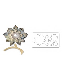 Originals Die - Flower Layers & Stem by Rachael Bright Ellison - 1