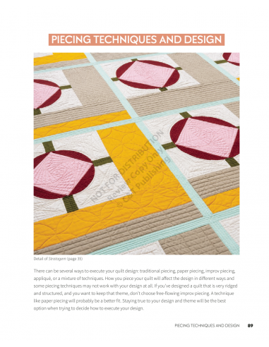 Design, Make, Quilt Modern: Taking a Quilt from Inspiration to Reality by Heather Black Search Press - 19