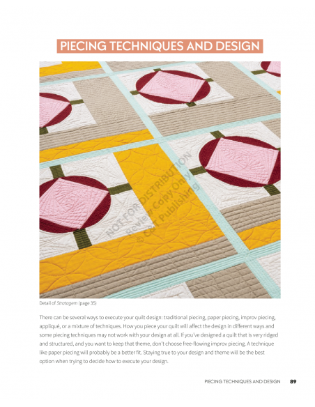 Design, Make, Quilt Modern: Taking a Quilt from Inspiration to Reality by Heather Black Search Press - 19