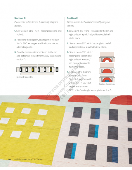 Design, Make, Quilt Modern: Taking a Quilt from Inspiration to Reality by Heather Black Search Press - 20