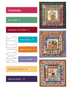 Wild Wool & Colorful Cotton Quilts Patchwork & Appliqué Houses, Flowers, Vines & More by Erica Kaprow C&T Publishing - 1 2