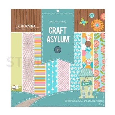 Papers 10pcs- Double Sided 12"x12" Sheets - Meadow Sweet Creative Rox - 1