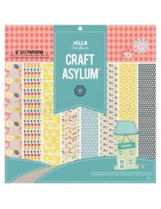 Papers 10pcs- Double Sided Die-Cut Cardstock Sheets - Hello Sunshine Creative Rox - 1