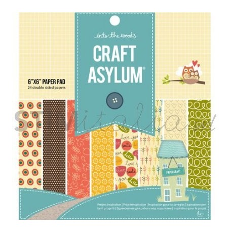 Papers 24pcs- Double Sides 6"x6" Sheets – Into the Woods Creative Rox - 1