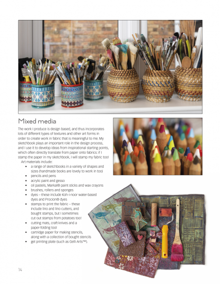 The Textile Artist: Expressive Stitches, A ‘no-rules’ guide to creating original textile art by Jan Dowson Search Press - 6
