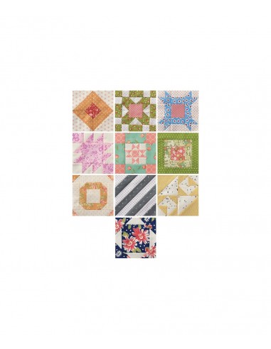 Sampler Spree - 100+ Fresh & Fun Quilt Blocks Martingale - 10