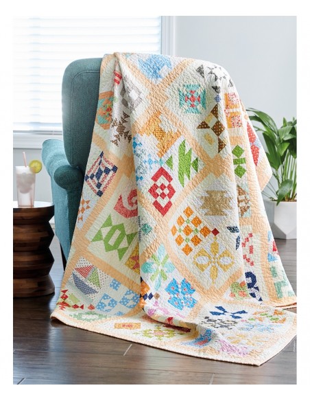 Sampler Spree - 100+ Fresh & Fun Quilt Blocks Martingale - 11