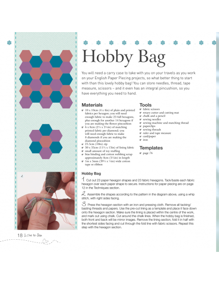 Love to Sew: Quilting on the Move - with English Paper Piecing Search Press - 7