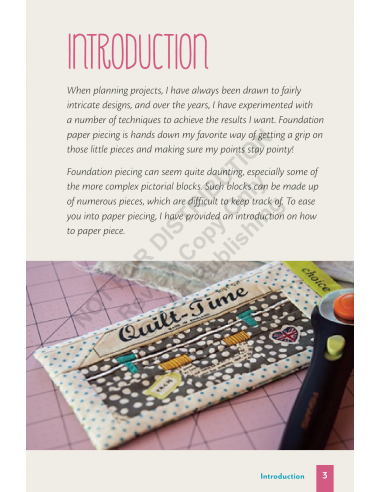 Paper Piecing Handy Pocket Guide, All the basics & beyond, 10 blocks by Tacha Bruecher Search Press - 3