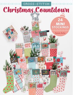 Cross-Stitch Christmas Countdown - 24 Mini Stockings by Susan Ache Martingale - 1