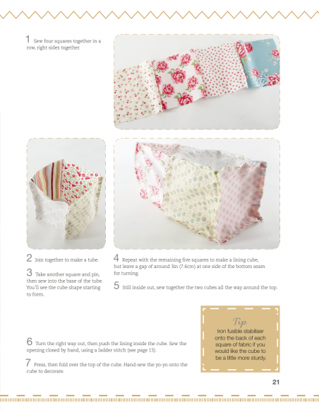 Half Yard Home, Easy sewing projects using left-over pieces of fabric by Debbie Shore Search Press - 3