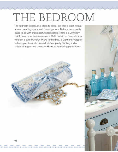 Half Yard Home, Easy sewing projects using left-over pieces of fabric by Debbie Shore Search Press - 7