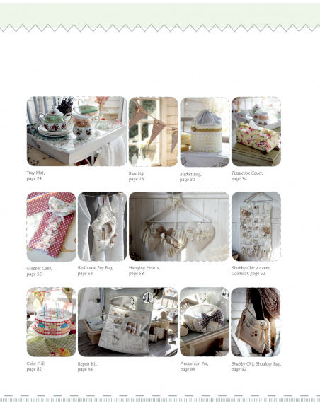 Half Yard Vintage, Sew 23 gorgeous accessories from left-over pieces of fabric by Debbie Shore Search Press - 3