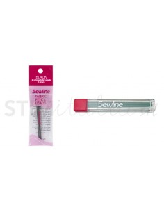 FABRIC PENCIL - 6 Mine di Ricarica Nere Sewline - 1 2