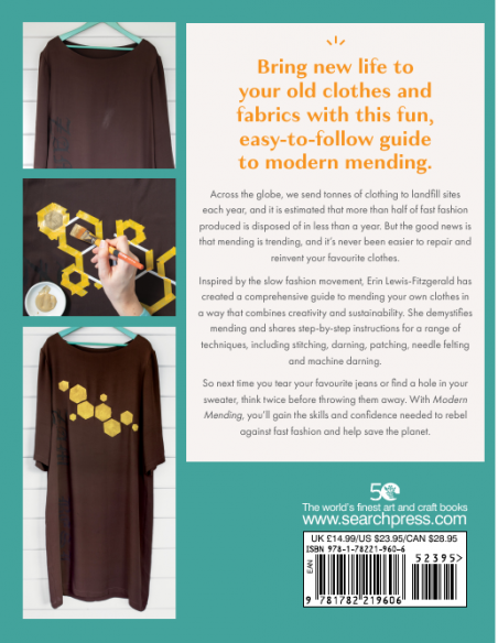 Modern Mending - How to minimize waste and maximize style by Erin Lewis-Fitzgerald Search Press - 2