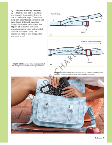 A Bag for All Reasons, 12 all-new bags and purses to sew for every occasion by Lisa Lam David & Charles - 5
