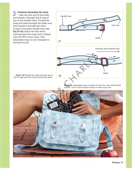 A Bag for All Reasons, 12 all-new bags and purses to sew for every occasion by Lisa Lam David & Charles - 5