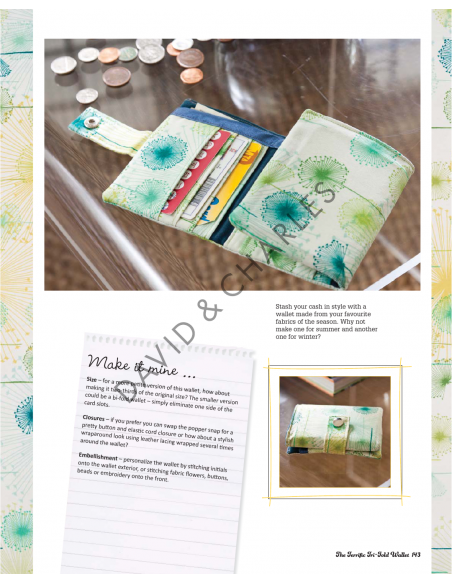 A Bag for All Reasons, 12 all-new bags and purses to sew for every occasion by Lisa Lam David & Charles - 7