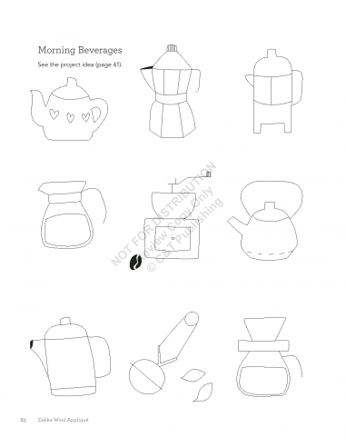 Zakka Wool Appliqué: 60+ Sweetly Stitched Designs, Useful Projects for Joyful Living C&T Publishing - 13