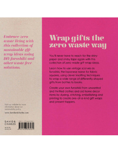 Zero Waste: Gift Wrap, 30 ideas for furoshiki and other sustainable solutions by Christine Leech Search Press - 13