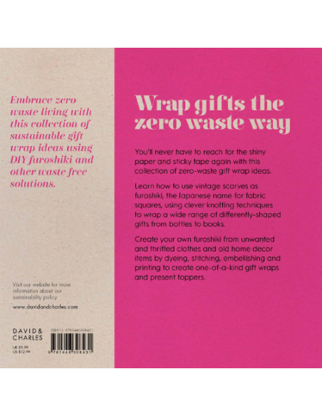 Zero Waste: Gift Wrap, 30 ideas for furoshiki and other sustainable solutions by Christine Leech Search Press - 13