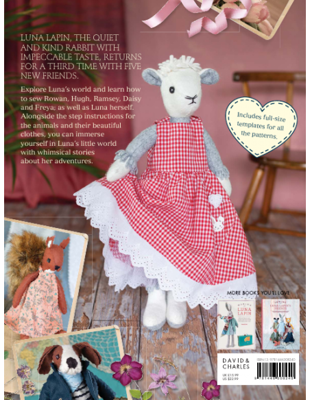 Luna Lapin Making New Friends - Sewing patterns from Luna's little world by Sarah Peel David & Charles - 13