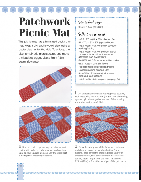 Sew Outdoor Living, Brighten up your garden with 22 colourful projects by Debbie Shore Search Press - 7