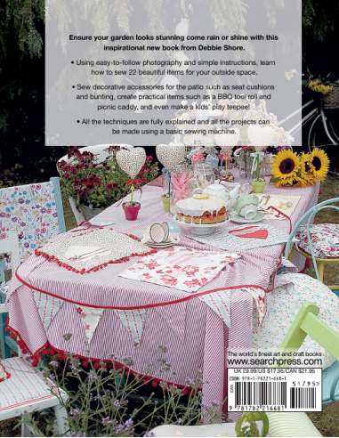 Sew Outdoor Living, Brighten up your garden with 22 colourful projects by Debbie Shore Search Press - 14