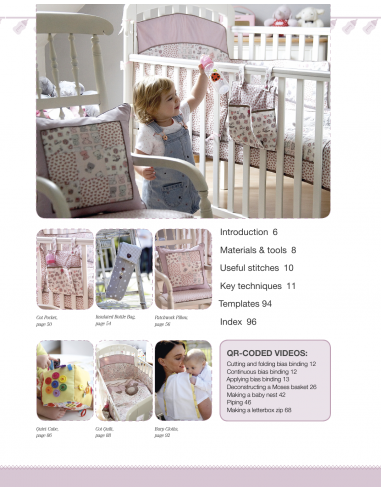 Sew Baby, 20 cute and colourful projects for the home, the nursery and on the go by Debbie Shore Search Press - 3