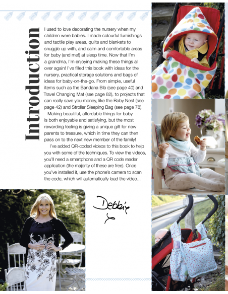 Sew Baby, 20 cute and colourful projects for the home, the nursery and on the go by Debbie Shore Search Press - 4