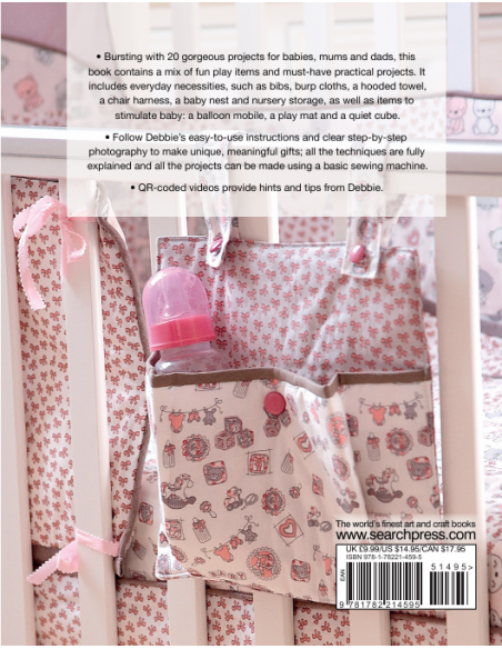 Sew Baby, 20 cute and colourful projects for the home, the nursery and on the go by Debbie Shore Search Press - 10