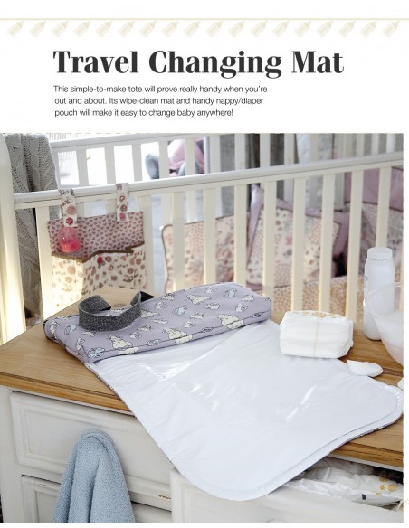 Sew Baby, 20 cute and colourful projects for the home, the nursery and on the go by Debbie Shore Search Press - 7