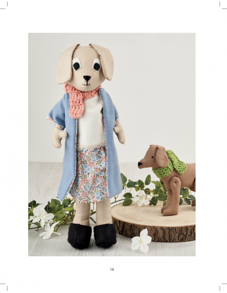 Sewing Animal Dolls Heirloom patterns to make for Daisy and her friends by Tina O'Rourke Search Press - 3