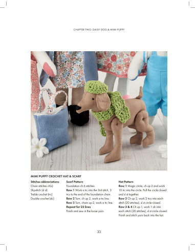 Sewing Animal Dolls Heirloom patterns to make for Daisy and her friends by Tina O'Rourke Search Press - 4