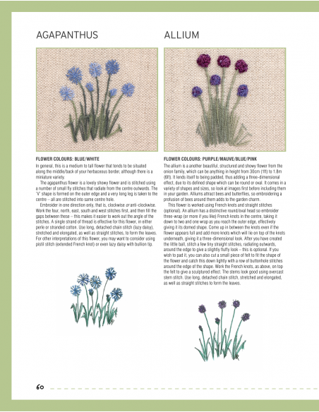 Embroidered Country Gardens: Create Beautiful Hand-Stitched Floral Designs Inspired by Nature Search Press - 3