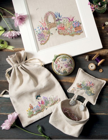 Embroidered Country Gardens: Create Beautiful Hand-Stitched Floral Designs Inspired by Nature Search Press - 6