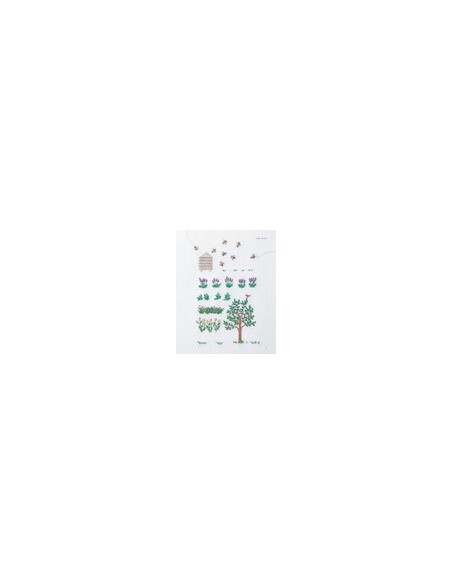 Embroidered Kitchen Garden, Kazuko Aoki Zakka Workshop - 3