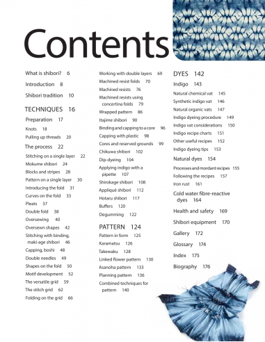 Stitched Shibori: Technique, innovation, pattern, design Search Press - 2