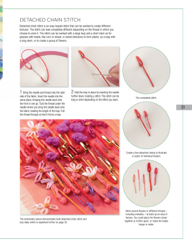 Hand-stitched Landscapes & Flowers - by Katrina Witten Search Press - 11