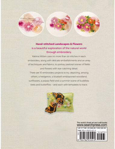 Hand-stitched Landscapes & Flowers - by Katrina Witten Search Press - 15