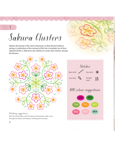 Mandalas to Embroider - Kaleidoscope stitching in a hoop by Carina Envoldsen-Harris Search Press - 5