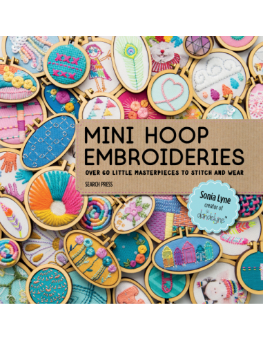 Mini Hoop Embroideries by Sonia Lyne Search Press - 1