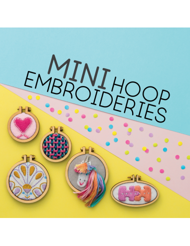 Mini Hoop Embroideries by Sonia Lyne Search Press - 3