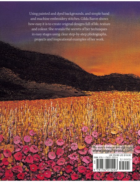 The Art of Embroidered Flowers - by Gilda Baron Search Press - 10