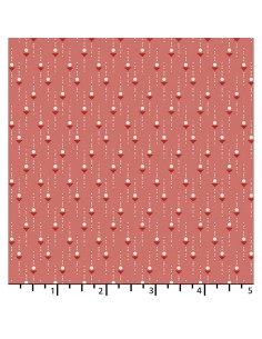 EQP Forward to the Past - Catch & Release - Blush, tessuto fondo rosa antico e piccoli disegni geometrici Ellie's Quiltplace Tex