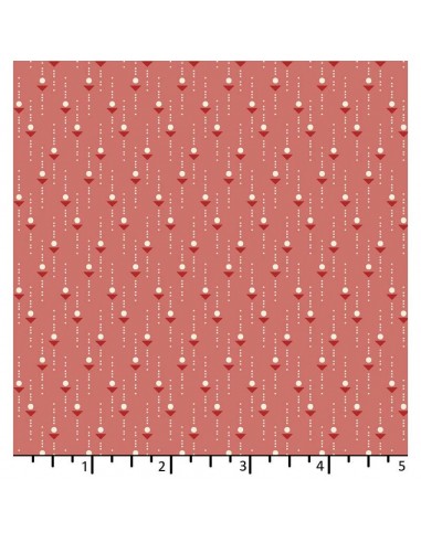 EQP Forward to the Past - Catch & Release - Blush, tessuto fondo rosa antico e piccoli disegni geometrici Ellie's Quiltplace Tex