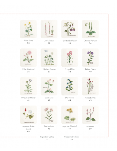 Cross Stitch Wildflowers and Grasses, 32 progetti di ricamo a tema botanico Search Press - 5