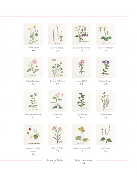 Cross Stitch Wildflowers and Grasses, 32 progetti di ricamo a tema botanico Search Press - 5