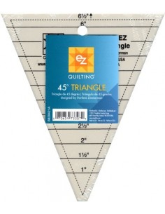 EzQuilting 45° Triangle - Squadra Patchwork Triangolo 45 gradi, in pollici EZ Quilting - 1